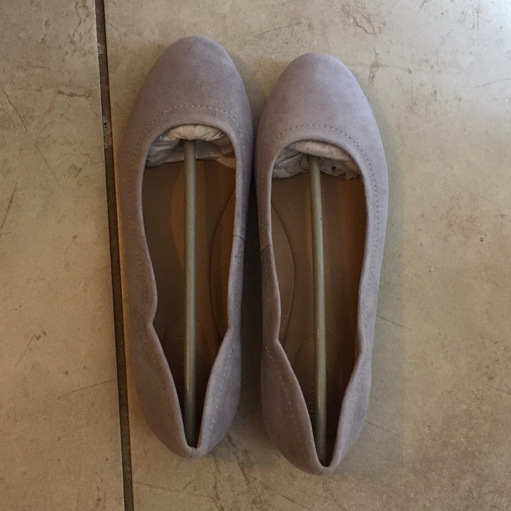 Violet & Red Wilma Suede Ballet Flat
